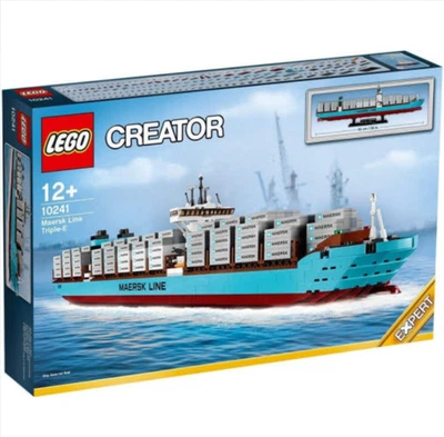 LEGO Creator Expert 10241 Maersk Line Triple E Cargo Ship 1516 Pieces Authentic - Image 1 of 4