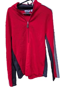Obermeyer Sweater Mens Size XL Thermokore 1/2 Zip Pullover Wool Blend Outdoors - Picture 1 of 9