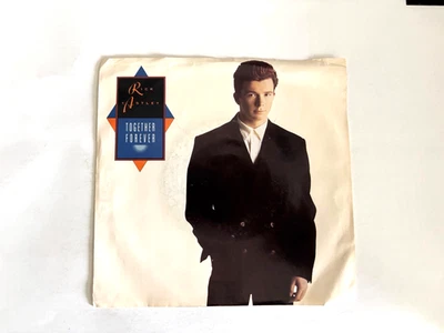 Rick Astley Together Forever 45 RPM 1988 RCA Records Promo VG+/Exc Play Test - Image 1 of 4