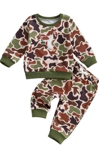 Conjunto de camuflaje de pato bebé niño pequeño caza 12-18 meses - Imagen 1 de 6