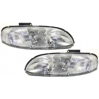 Par de faros halógenos compuestos para pasajero y conductor Chevy Lumina 1995-2001 Foto 1 de 4