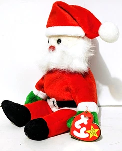 Ty - Original Beanie Baby - Santa - Christmas Beanie Plush - Vintage 1998 - Tags - Picture 1 of 7