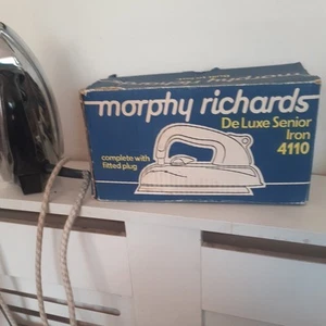 Vintage Morphy Richards Delux Senior 4110 Dry Iron, Working  vgc - Picture 1 of 3