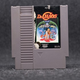 DR. CHAOS (NES) Loose Cart Only - Authentic Acceptable Cond