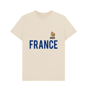 PREMIUM OFFICIAL Toffs Football France Cream T-Shirt - Picture 1 of 3