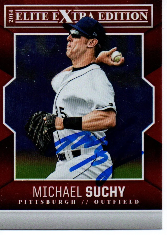 Michael Suchy Pittsburgh Pirates 2014 Panini Elite Signed Card - Image 1 of 1