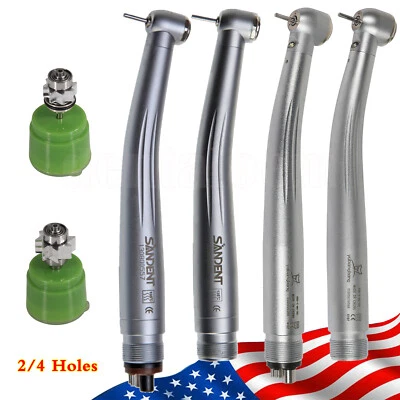 NSK Style Dental (Fiber Optic LED E-generator) High Speed Handpiece 2/4 Holes US - Image 1 of 4