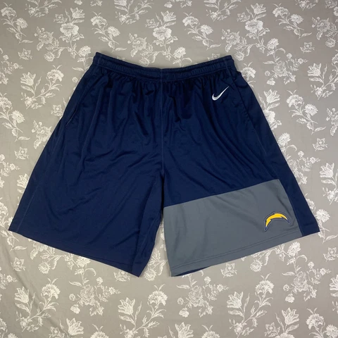 Los Angeles Chargers Shorts Men's 3XL Nike NFL Team Apparel Dri-Fit Athletic 10" Cover