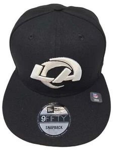 Los Angeles Rams Authentic New Era 9FIFTY Black Snapback Baseball Cap - Picture 1 of 5