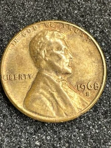 1968 S Penny Double Die Obverse DDO - Picture 1 of 7