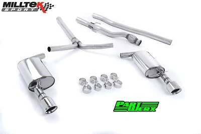 Escape trasero doble 100 mm para Mini Clubman Cooper S MK2 R55 Milltek Non Res Cat... - Imagen 1 de 3