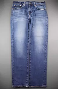 Jeans uomo 2015 Levi's 511 slim fit pelle toppa elasticizzato lavaggio medio tg 32x30 - Foto 1 di 9