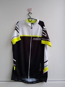 Nalini Italy Cycling Jersey Size XL Full Zip Short Sleeve Polyester