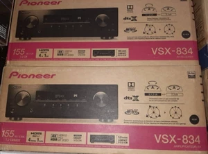 Pioneer VSX-834 Bluetooth 7.2 Channel 4K Ultra HD Atmos Home Theater AV Receiver - Picture 1 of 6