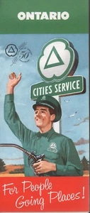 Hoja de ruta de servicio de ciudades 1960: Ontario nuevo de lote antiguo - Imagen 1 de 1