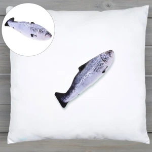 1PC Creative Fish Shape Throw Pillow ry Bedroom Plush Stuffed Toy Home Decor - Picture 1 of 11