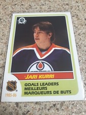 1986-87 O-Pee-Chee Jari Kurri Goal Leaders #258 ( Edmonton Oilers )