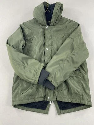 Jaqueta Feminina Vintage Apenas Membros Extra Grande 14-16 Lã Verde Zíper Completo Manga Longa - Imagem 1 de 4