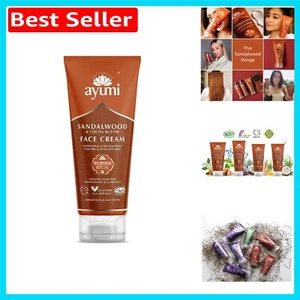 Sandalwood & Cocoa Butter Face Cream with Aromatherapy - 100ml for Soft Skin - Picture 1 of 8