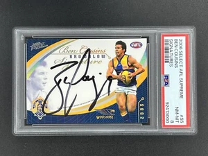 2006 SELECT AFL SUPREME BEN COUSINS SIGNATURES PSA 8 BROWNLOW - Picture 1 of 2