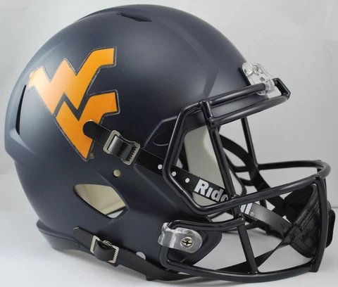 WEST VIRGINIA MOUNTAINEERS WVU Riddell SPEED Full Size Replica Football Helmet Cover