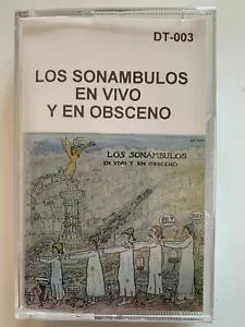 LOS SONAMBULOS -EN VIVO Y EN OBSCENO- 1987 MEXICAN TAPE ALBUM GARAGE ROCK - Imagen 1 de 4