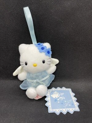 NEW Vintage Hello Kitty Sanrio Blue Sheer Lace Dress Plush Potpourri Mascot - Image 1 of 4