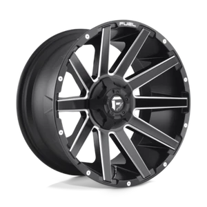 Fuel 1PC D616 Contra 20x9 5x139.7/5x150 1mm Matte Black Milled Wheel - Picture 1 of 2