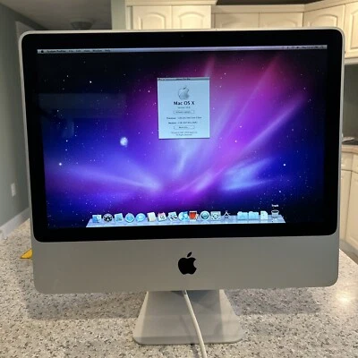 Apple iMac A1224  20" Intel C2D 2GHz 2GB RAM 320GB HDD OS 10.6 - Image 1 of 3
