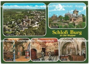 Postkarte - AK Schloß Burg an der Wupper, Mehrbildkarte, ungelaufen - Bild 1 von 2
