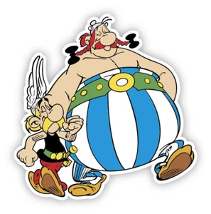 Asterix and Obelix cartoon removable wall sticker decal 24" - Picture 1 of 2