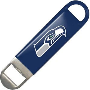Seattle Seahawks Flaschenöffner Barkeeper Style Stahl Long Neck Opener NFL - Bild 1 von 1