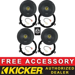 Kit completo de repuesto de altavoces de fabricante de equipos originales Kicker 46csc674 6,75" para jeep wrangler jk 2018 - Imagen 1 de 6