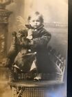 Antique &quot;An ADORABLE BABY GIRL&quot; RPPC  Postcard Made in USA