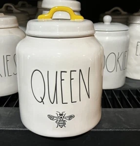 Rae Dunn QUEEN BEE  Canister - Picture 1 of 1