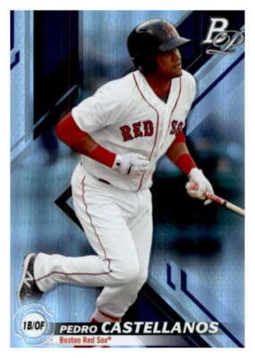 2019 Bowman Platinum Top Prospects #TOP-87 Pedro Castellanos Boston Red Sox - Image 1 of 2