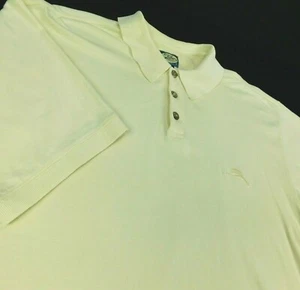 Polo de golf Tommy Bahama para hombre amarillo logotipo marlin talla L - Imagen 1 de 7