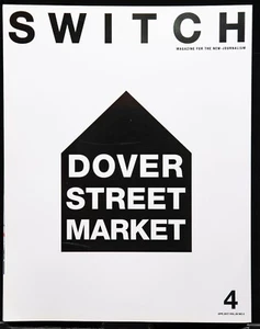 DOVER STREET MARKET Rei Kawakubo Issue Japanese Magazine SWITCH 2017 CDG - Imagen 1 de 12