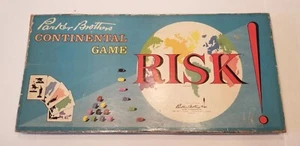 VINTAGE RISIKO BRETTSPIEL KOMPLETT FRÜHE 1.AUFLAGE VERSION HOLZSTÜCKE 1959 1963 - Bild 1 von 15