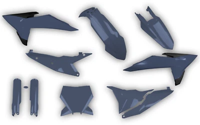 KTM 2025-2026 SX SX-F XC XC-F 125 150 250 300 350 450 Kit Plásticos + Protectores Horquilla Foto 1 de 4