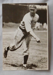 1978 Dover Stan Coveleski	Cleveland Indians Post Card 3-3/4x5-1/2