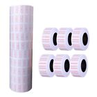 10 Rolls Self Adhesive Price Labels Paper Tag Sticker Single Row for Price Gun