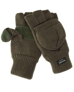 Klapp- Handschuhe Thinsulate,Fingerlinge, oliv    -NEU- - Bild 1 von 3