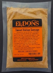 Sweet Italian Fresh Sausage Spice Seasons 25 Lbs of Meat #8872 - Picture 1 of 2