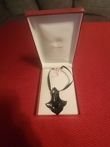 Baccarat Pampilles Long Clear Black Mordore Necklace St. Silver 2605029 From... - Picture 1 of 11