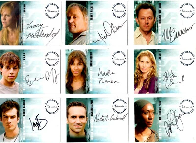 INKWORKS - SET COMPLETO DE TARJETAS AUTÓGRAFAS TEMPORADA 3 PERDIDAS 2007 A-25 A A-34  Foto 1 de 4