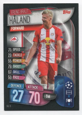 #SAL13 Erling Haaland UEFA Champions League 2019-2020 Match Attax Germany - Image 1 of 2