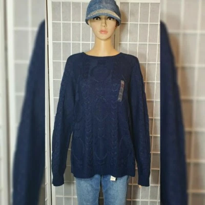 JOE SUÉTER FRESCO MUJER NUEVO REGULAR FIT AZUL MANGA LARGA TALLA XL  Foto 1 de 4