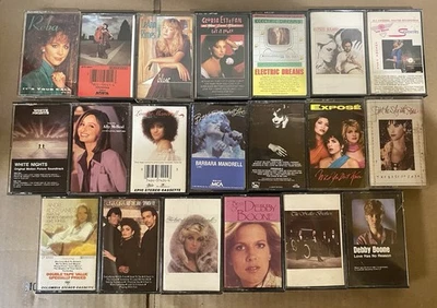 80’s & 90’s Retro Cassette Tapes Lot Of 20 Expose, Gloria Estefan, Leann Rimes - Imagem 1 de 3