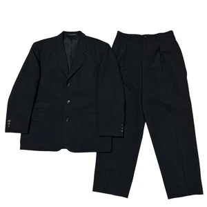 604 93AW anni 90 Comme Des Garcons Homme tuta vintage set up uomo lana nera archivio - Foto 1 di 24